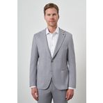 Erkek Gri Trend Slim Fit Mono Yaka Takım Elbise