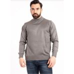 Erkek Gri Yarım Balıkçı Triko Kazak - 2XL