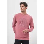 Erkek Gül Trend Bisiklet Yaka Sweat-Shirt