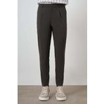 Erkek Haki Trend Slim Fit Tam Lastik Pantolon