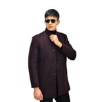 Erkek Hakim Yaka Kaşe Kaban BGL-ST03412 BORDO 52