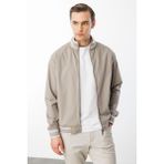 Erkek Hakim Yaka Mont Bej - 2XL - 3XL