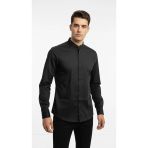 Erkek Hakim Yaka Slim Fit Gömlek – Şık, Modern, Uzun Kollu, Düz Model