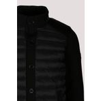 Erkek Hırka Zırh Örme Siyah Düğmeli Dik Yaka Slim Fit İnce Astarlı Mevsimlik Cardigan NCS JEANS 4518 SİYAH S