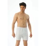 Erkek Interlok Beyaz Boxer 790