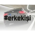 Erkek Işi Yazı Araba-Motosiklet Cam Etiket 20X5 cm - Option-1 - -50 C