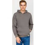 Erkek K.Gri Kapşonlu Sweatshirt