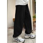 Erkek / Kadın Jogger Baggy Oversize Bol Büyük Beden Eşofman Altı - 8XL - Siyah