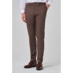Erkek KAHVE Klasik Slim Fit Dar Kesim Pantolon