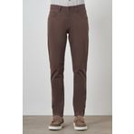 Erkek KAHVE Pamuk 5 Cep Slim Fit Jean Kot Pantolon