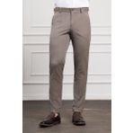 Erkek KAHVE Trend Slim Fit Dar Kesim Pileli Pantolon