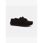 Erkek Kahverengi Bağcık Detaylı Süet Loafer