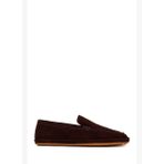 Erkek Kahverengi Süet Deri Loafer 26SFD612310