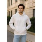 Erkek Kapüşonlu Cepli İçi Polarlı Sweatshirt
