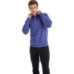 Erkek Kapüşonlu Flash Thermal Mor Sweatshirt C8T6N4O7 - XL