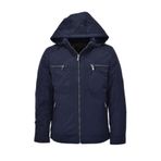 Erkek Kapüşonlu Spor Mont M3305 BGL-ST04004 LACİVERT 2XL