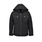 Erkek Kapüşonlu Spor Mont M3305 BGL-ST04004 SİYAH 3XL