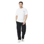 Erkek Kargo Cep Yazlık Paraşüt Yandan Cepli Relax Fit Düz Paça Pantolon (SİYAH, XS)