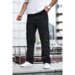 Erkek Kargo Cepli Baggy Pantolon - Füme - 29