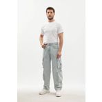 Erkek Kargo Cepli Jean Pantolon