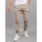 Erkek Kargo Pantolon Lastikli Erkek Pantolon - Vizon - 2XL