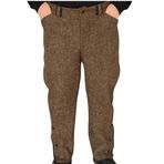 Erkek Keçe (Aba) Pantolon%100 orjinal Keçi Kılı Yünü. Kahverengi. (46)