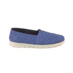 Erkek Keten Espadril Ayakkabı - Mavi - 43