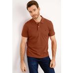 ERKEK KİREMİT MODERNFİT / DAR KALIP POLO YAKA TİŞÖRT