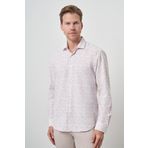 Erkek Kiremit Trend Dynamic Fit İtalyan Yaka Gömlek