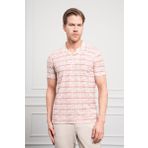Erkek Kiremit Trend Dynamic Fit Rahat Kesim Polo Yaka T-Shirt