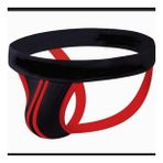 Erkek Kırmızı Şeritli Jockstrap (Çok Renkli)