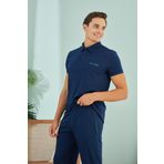 Erkek Kısa Kol Lacivert Pijama Takım C8T7N49 LACİVERT XXL