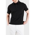 Erkek Kısa Kol Pamuklu Regular Fit Siyah Polo Yaka T-Shirt EM004912 AF10762-FC346