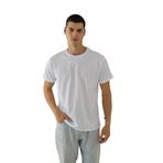 Erkek Kısa Kol Regular Fit Beyaz T-Shirt C0T1N5 BEYAZ XXL