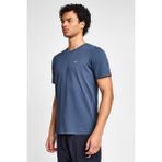 Erkek Kısa Kol T-Shirt 25S-1294-25B - Mavi