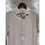 Erkek Kısa Kollu Bej Yazlık Gömlek 6094-12 - 2XL