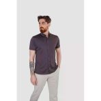 Erkek Kısa Kollu Nefes Alabilen Yazlık Pamuklu Slim Fit Gömlek 2910-G-Koyu Bordo