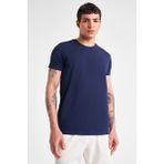 Erkek Kısa Kollu T-Shirt 25S-1225-25Y - XL - Lacivert