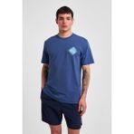 Erkek Kısa Kollu T-Shirt 25Y-1166 - İndigo