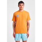 Erkek Kısa Kollu T-Shirt 25Y-1166 - Turuncu - XL