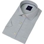 Erkek Klasik Kısa Kol Gömlek 9528 BGL-ST04749 - XL - Mint Yeşili