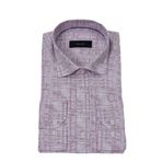 Erkek Klasik Puantiyeli Tek Cepli Gömlek BGL-ST03908 BORDO XL