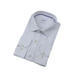 Erkek Klasik Puantiyeli Uzun Kol Gömlek 3706 BGL-ST04395 LACİVERT S