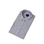 Erkek Klasik Tek Cepli Kısa Kol Gömlek BGL-ST04557 LACİVERT XL
