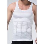 Erkek Korse Atlet, BEYAZ VE SİYAH, M, KNSMOKRAR617716617716347