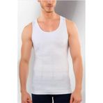 Erkek Korse Atlet, beyaz, XL, KNSMOKRAR617716617716366