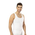 Erkek Korse Atlet Çift Kat, Beyaz, M, KNSzb99935