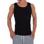 Erkek Korse Atlet Seamless 650-1 Adet, Siyah, XL