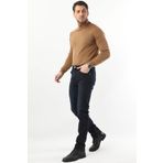 Erkek Koyu Lacivert Jean Pantolon