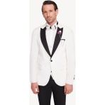 Erkek Krem Slim Fit Sivri Yaka Kadife Damatlık - 58 / 6